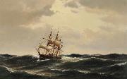 Carl Bille, A ship in stormy waters